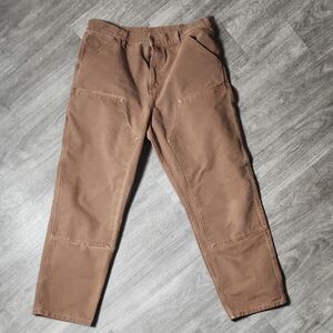 Carhartt Men's Double Knee Tan Cargo Pants